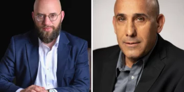 Left: Attorney David Peter (Courtesy); Right: Amir Avivi (Rami Zrenger)