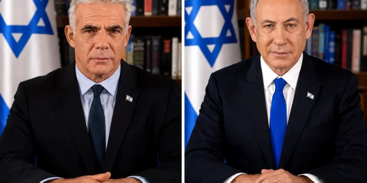 Benjamín Netanyahu y Yair Lapid