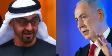 Netanyahu and Mohammed bin Zayed
