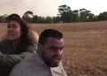 Noa Argamani durante su secuestro hacia Gaza