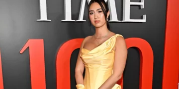 Noa Argamani en la gala de la revista TIME