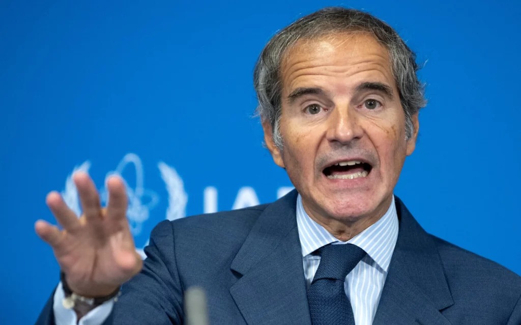 Rafael Grossi, director general del OIEA, en Viena
