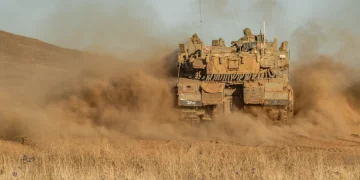 Fuerzas israelíes durante una operación militar en el sur del Líbano