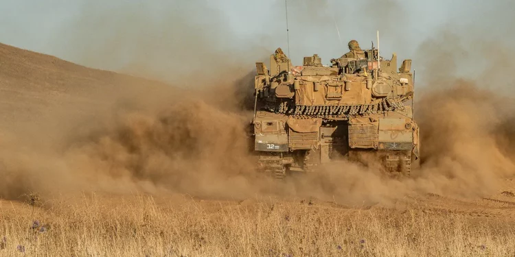 Fuerzas israelíes durante una operación militar en el sur del Líbano