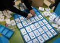 Papeletas electorales israelíes