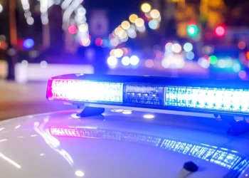 Vehículo relacionado con la persecución policial en Umm al-Fahm