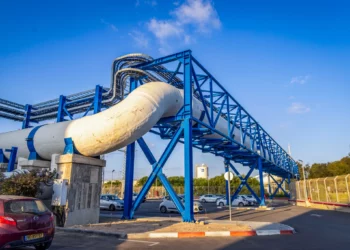 Vista general de una instalación de desalinización de agua cerca de Rishon Lezion, Israel, el 2 de septiembre de 2026.