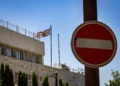 A view of the entrance to the British Consulate in East Jerusalem, September 9, 2026. (Chaim Goldberg/Flash90)