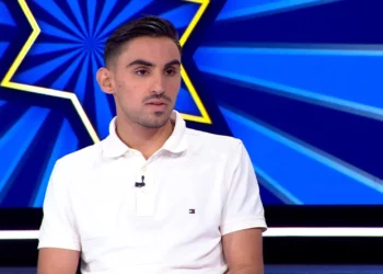 Rom Braslavski durante una entrevista en Canal 14