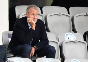 Roman Abramovich, entonces propietario del Chelsea, durante la final de la Liga de Campeones femenina de la UEFA en Gotemburgo, Suecia, el 16 de mayo de 2021.