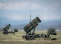 Sistema Patriot neerlandés durante operaciones de defensa aérea