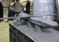 Interceptor antidrones Skyhammer expuesto por el Ejército británico en DVD 2026