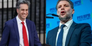 Ed Miliband and Bezalel Smotrich