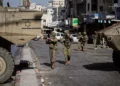 Soldados de las FDI durante una operación en el campamento de Al-Ain, cerca de Nablus, el 17 de septiembre de 2026.