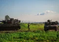 IDF soldiers at a staging area near the Israeli border with Syria, February 28, 2026. (Michael Giladi/Flash90)