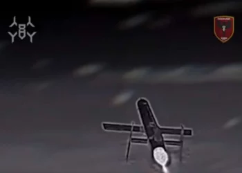 Un dron interceptor STING S ucraniano derriba un Geran-5 ruso propulsado por reactor