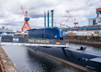 Submarino INS Drakon de la Marina de Israel.