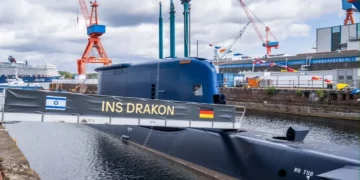 Submarino INS Drakon de la Marina de Israel.