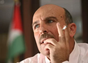An undated photo of Sufian Abu Zaida, former Fatah cabinet minister. (Flash90)