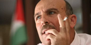 An undated photo of Sufian Abu Zaida, former Fatah cabinet minister. (Flash90)