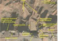 Vista general de las obras en Taleghan 2, dentro del complejo militar de Parchin, en una imagen satelital del 13 de septiembre de 2026.