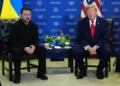 Donald Trump se reúne con Volodymyr Zelensky durante la Asamblea General de la ONU en Nueva York, el 22 de septiembre de 2026.