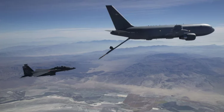 Avión cisterna KC-46A Pegasus de la Fuerza Aérea de Estados Unidos