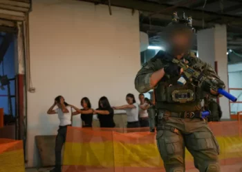 Comandos Yamam participan en un simulacro sorpresa de terrorismo en Eilat.