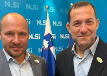 Yossi Dagan and Deputy Prime Minister Jernej Vrtovec