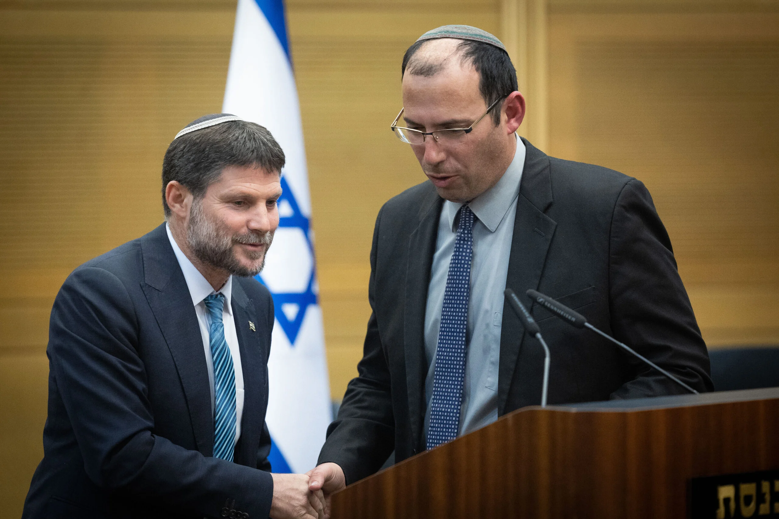 Simcha Rothman y Bezalel Smotrich