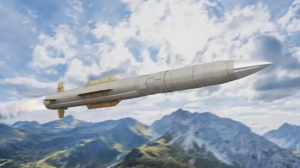 Representación del interceptor PAC-3 ACE de Lockheed Martin.