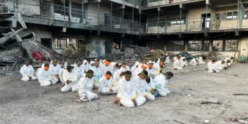 Detención masiva de terroristas, operación «Arav Nahal», Jabalia, octubre de 2024. Foto: Portavoz del Ejército de Defensa de Israel