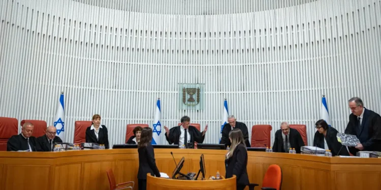 Papeletas electorales en Israel