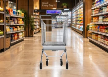 A2Z Cust2Mate smart cart credit: A2Z Cust2Mate