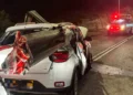 Lugar del accidente de tráfico entre el cruce de Doar y Na’aleh