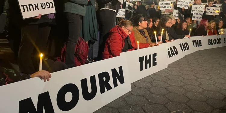 Acto por la convivencia organizado por Israelis for Peace en Nueva York, el 7 de octubre de 2026.