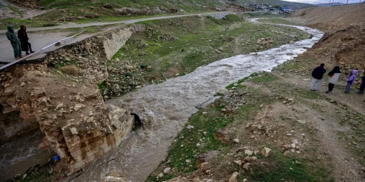 Imagen de archivo de una inundación en Israel
