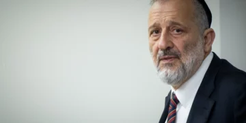 Aryeh Deri, presidente de Shas y diputado