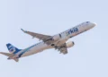 Un avión de Arkia despega del aeropuerto Ben Gurión, cerca de Tel Aviv, el 14 de agosto de 2025.