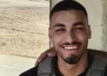El agente de la Policía Fronteriza Barel Shmueli, herido de gravedad por un disparo en la frontera de Gaza el 21 de agosto de 2021. Murió el 30 de agosto.