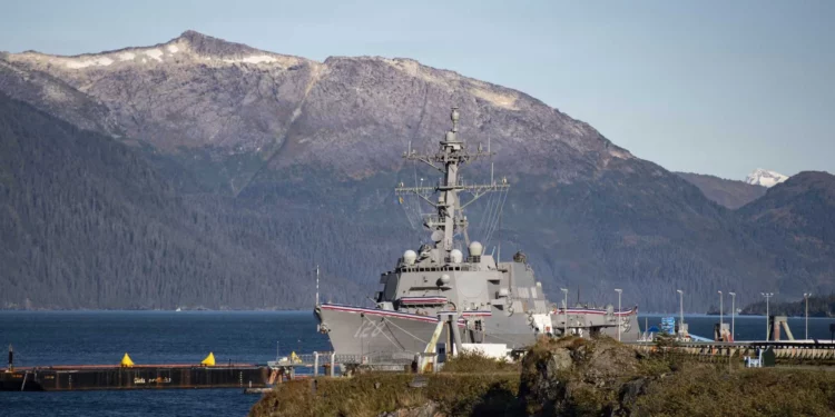Destructor de la clase Arleigh Burke de la Armada de Estados Unidos.