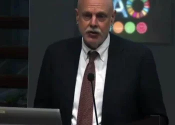 Captura de video de Benjamin Davis, funcionario de la Organización de las Naciones Unidas para la Alimentación y la Agricultura, en 2026.