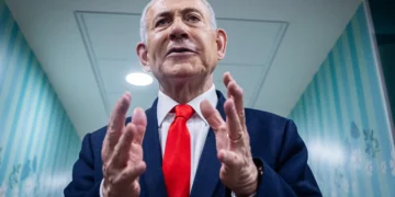 Benjamin Netanyahu en el pleno