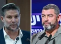 Bezalel Smotrich presenta una propuesta política a Ofer Winter