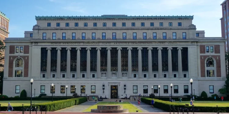 Biblioteca Butler de la Universidad de Columbia, en Nueva York.