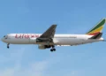 Imagen ilustrativa de un Boeing 767 de Ethiopian Airlines. Fotografía de Adrian Pingstone.