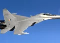 Caza Su-30MKI de la Fuerza Aérea india