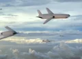 Ilustración del concepto de operaciones de los aviones Gambit de General Atomics