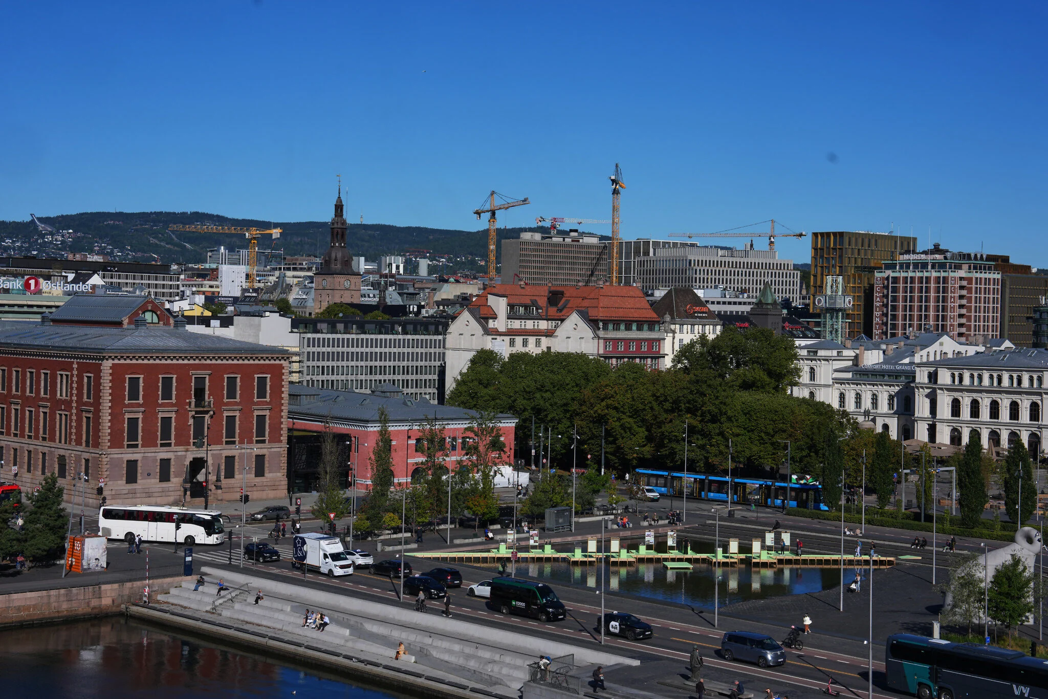 Vista del centro de Oslo Vista del centro de Oslo, Noruega, el 10 de septiembre de 2026