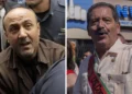 A la izquierda, el congresista estadounidense Jesús «Chuy» García en un desfile en Chicago; a la derecha, Marwan Barghouti escoltado por guardias penitenciarios israelíes en Jerusalén.